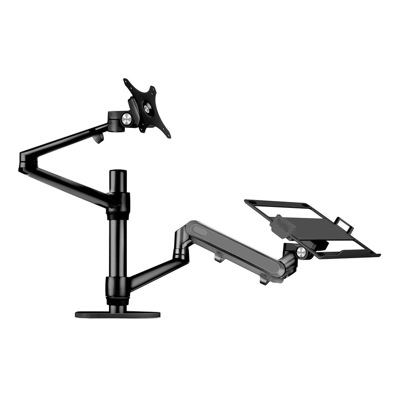 Alberenz® Laptop Monitorarm mit Gasfeder schwarz