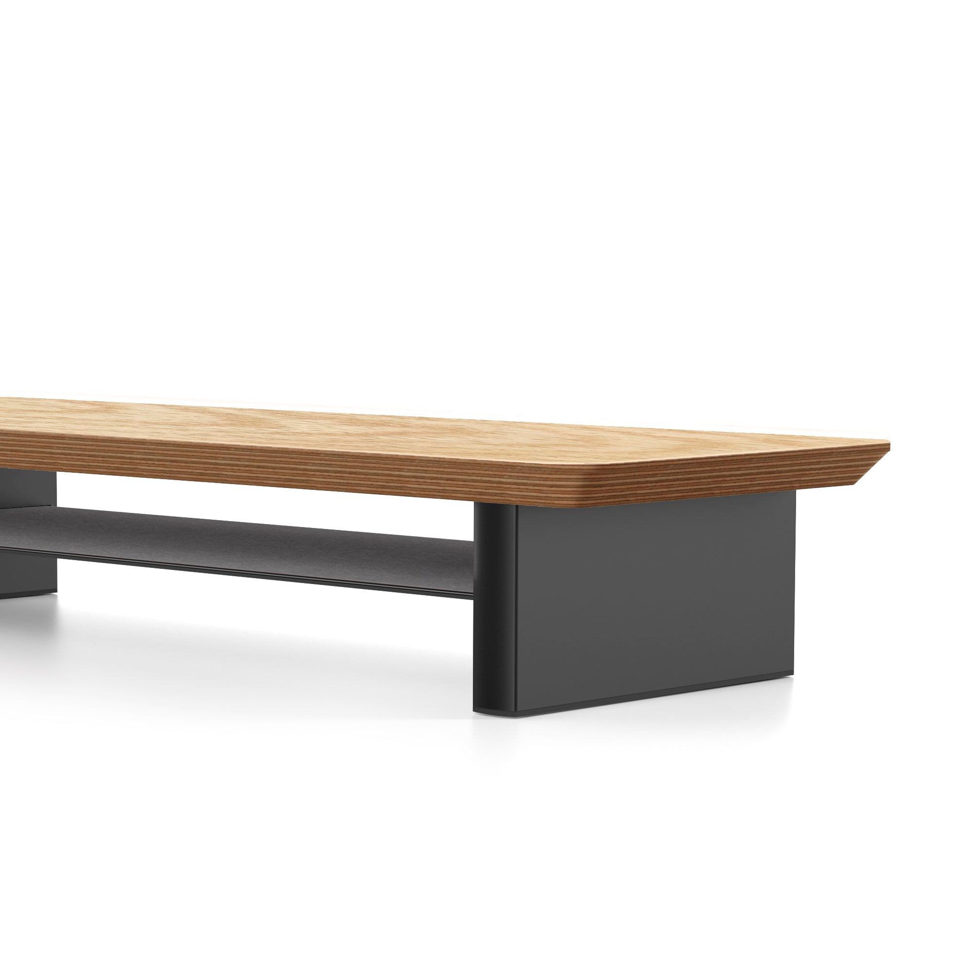 Alberenz® Rehausseur d'écran en bois de chêne - 1 moniteur