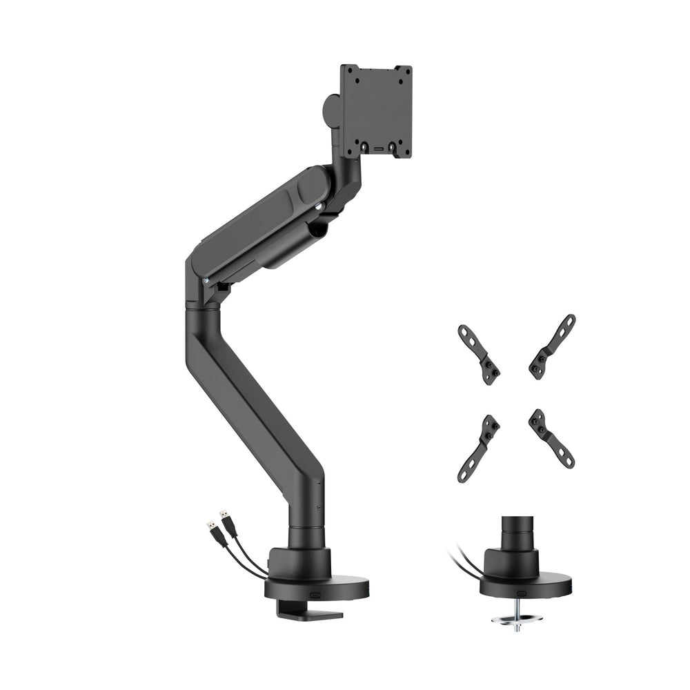 Alberenz® Support d'Écran à Vérin à Gaz Robuste (jusqu'à 57 pouces)