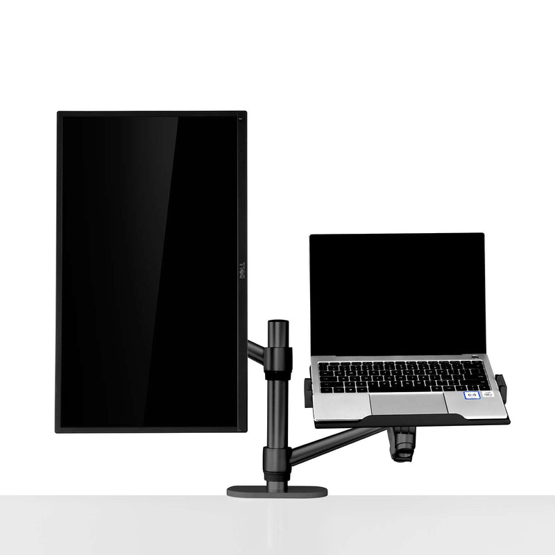 Alberenz® laptop monitorarm met gasveer zwart
