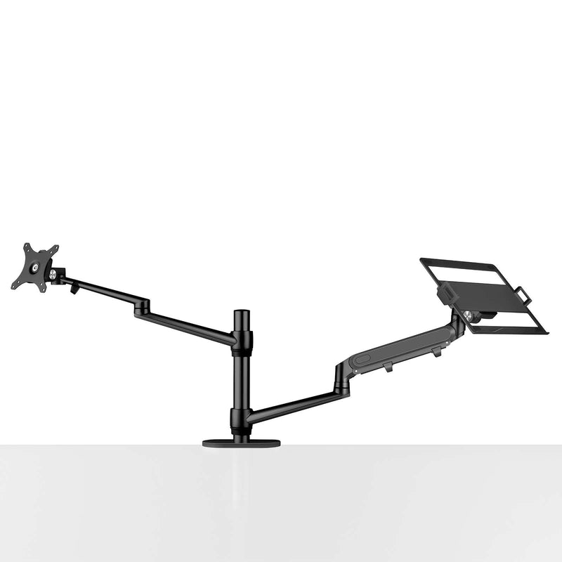 Alberenz® laptop monitorarm met gasveer zwart