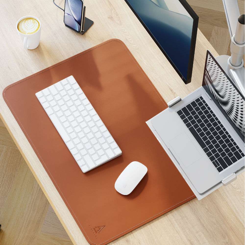 Alberenz® laptop monitorarm met gasveer zilver