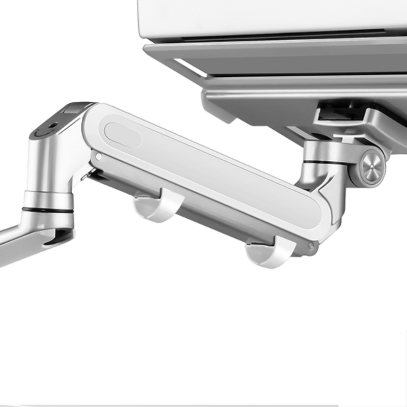 Alberenz® laptop monitorarm met gasveer zilver