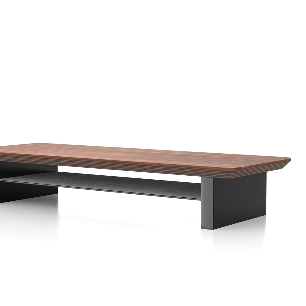 Alberenz® Rehausseur d'écran en bois de noyer - 1 moniteur