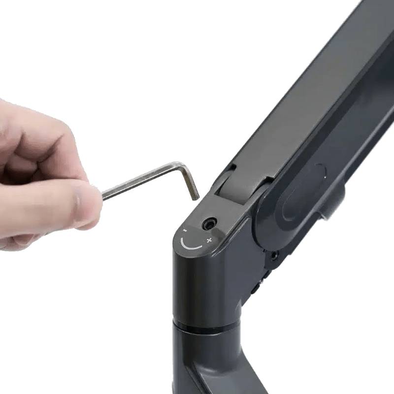 Ergo Starter Bundle – Single Monitor Arm (Dark Grey) + Walnut Monitor Riser - Alberenz - Bundle